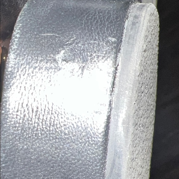 Tory Burch Black and Gold Wedges - Picture 4 of 9